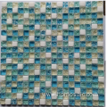 Decorative Crystal Glass Mosaic Mix Marble Mosaic Tiles